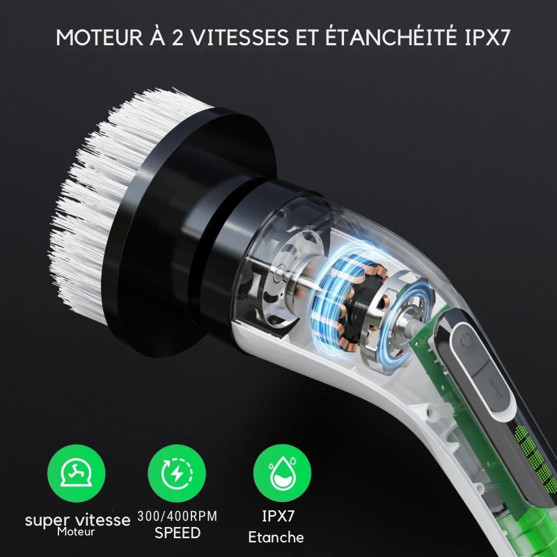 Brosse électrique multiusage