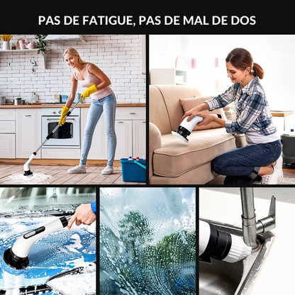 Brosse électrique multiusage