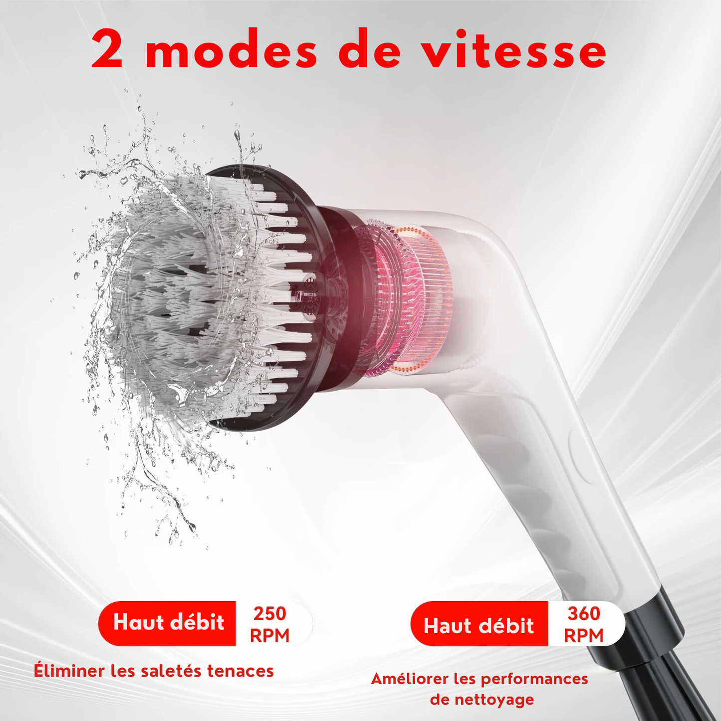 Brosse électrique multiusage